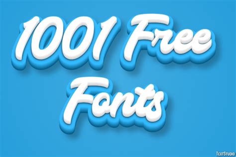 1001 fonts free